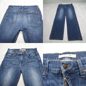 Joes Brixton Jeans Mens 31x31 Blue Straight Flex Dark Wash Whiskering Fading‎